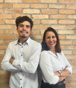 Andreia dos Santos e Felipe Montanha