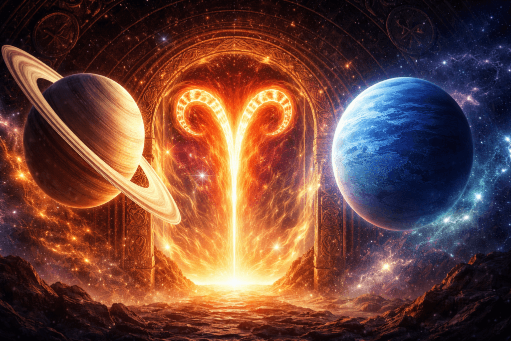 Saturno e Netuno em Áries: o que cada signo deve esperar desse “portal”?