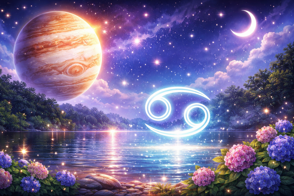 Júpiter sai do modo retrógrado em Câncer e devolve a “sorte” dos signos; saiba mais